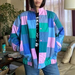 Vintage Oversized Patch Work Jacket